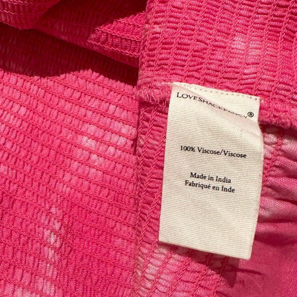 NWT Loveshackfancy Evan dress grenadine pink XS - Picture 9 of 15